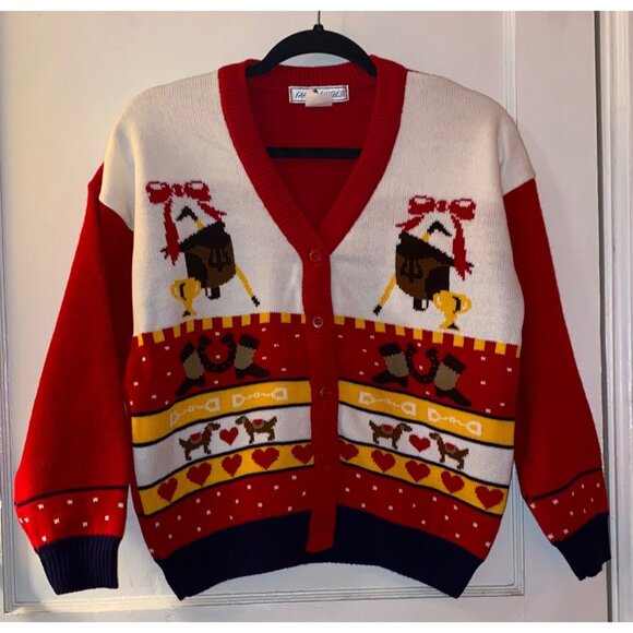 Farm Clothes Other - Kid's Youth Farm Clothes Cardigan Button Christmas Sweater Large 14 Israel Boots